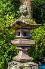 Stone lantern Toro, Hotoku Ninomiya Shrine, Odawara, Japan. Stone lanterns. Art Print